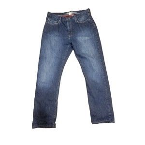 Eddie Bauer Men's Straight Jeans sz 34 x 34 Dark Wash